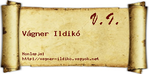 Vágner Ildikó névjegykártya